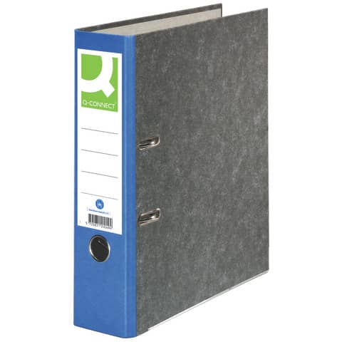 Ordner, A4, 80mm, Pappe, blau Q-CONNECT KF18711
