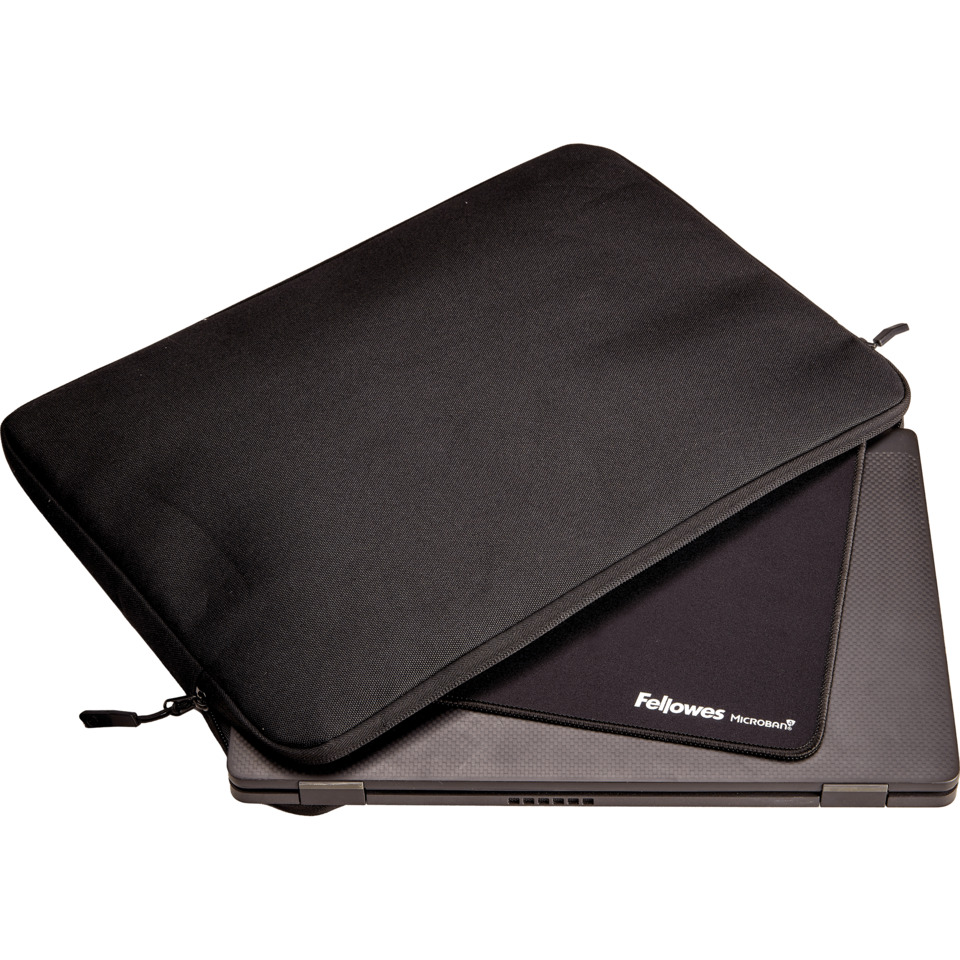 Laptophülle, Tasche, Schwarz, Gedämpft, Reißverschluss