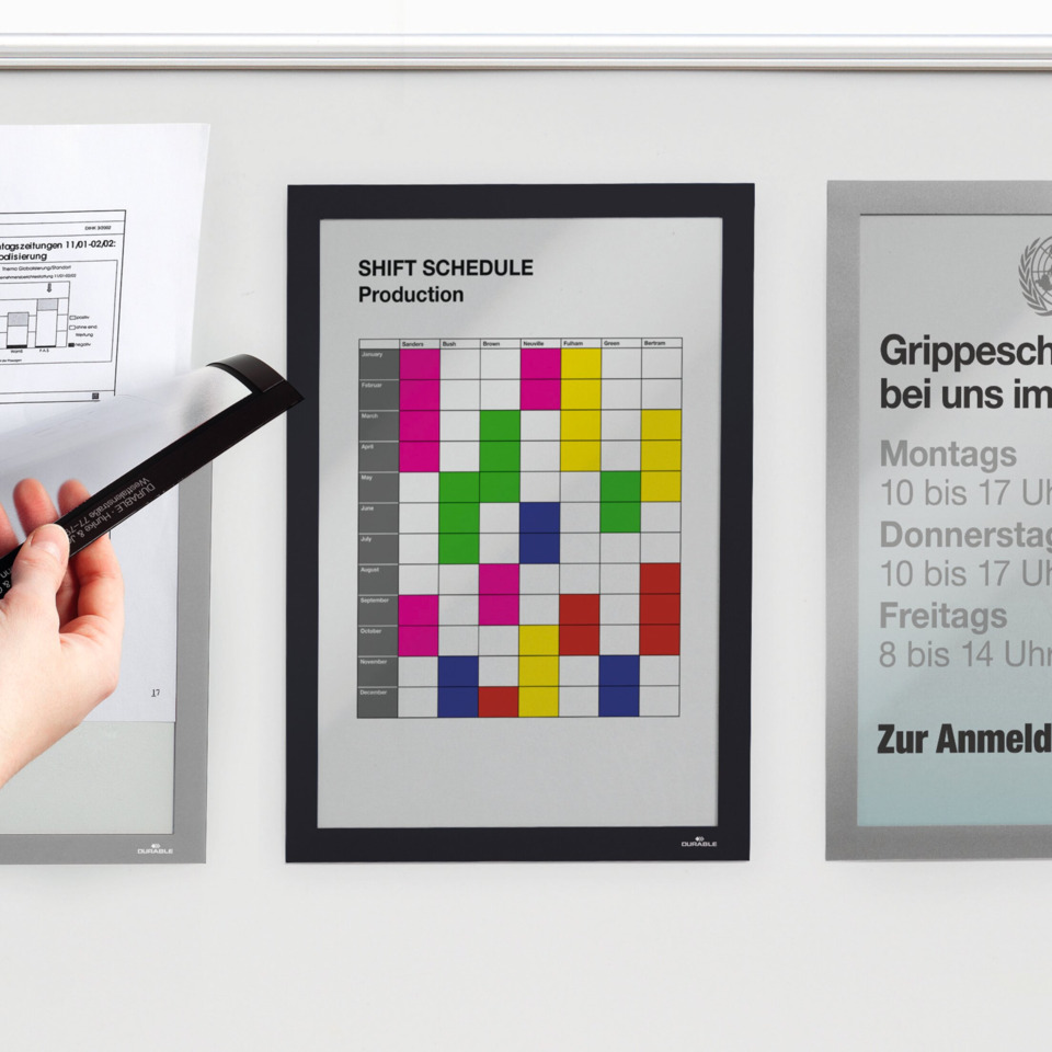 poster, Kalender, Produktion, Zeitplan, bunt