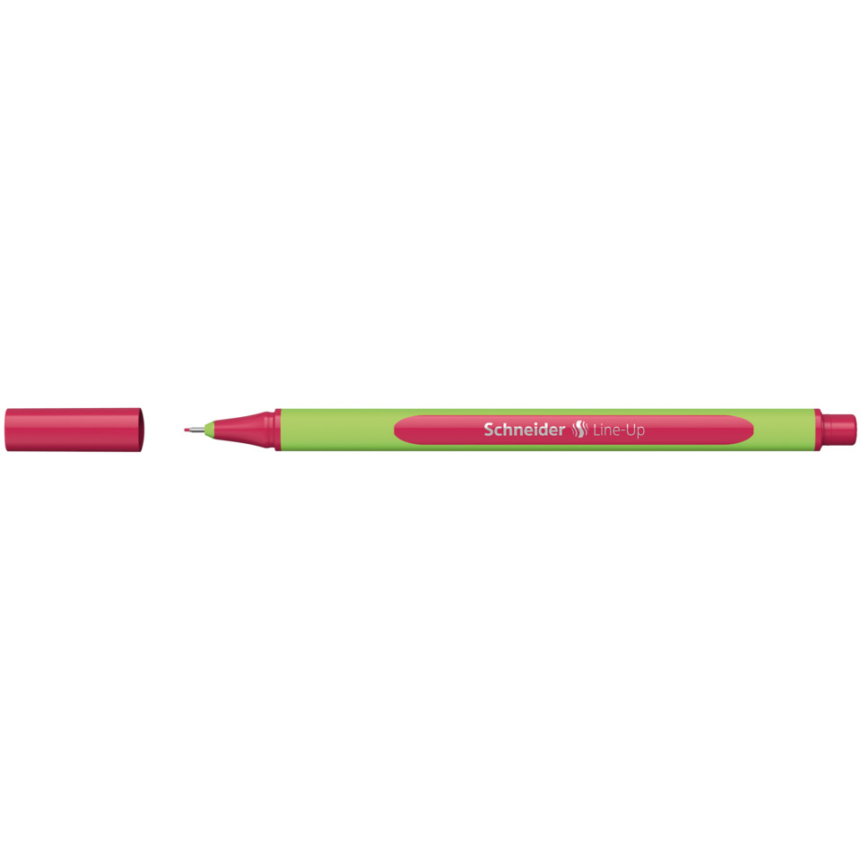 Marker, Highlighter, Line-Up, Pink cap, Green body