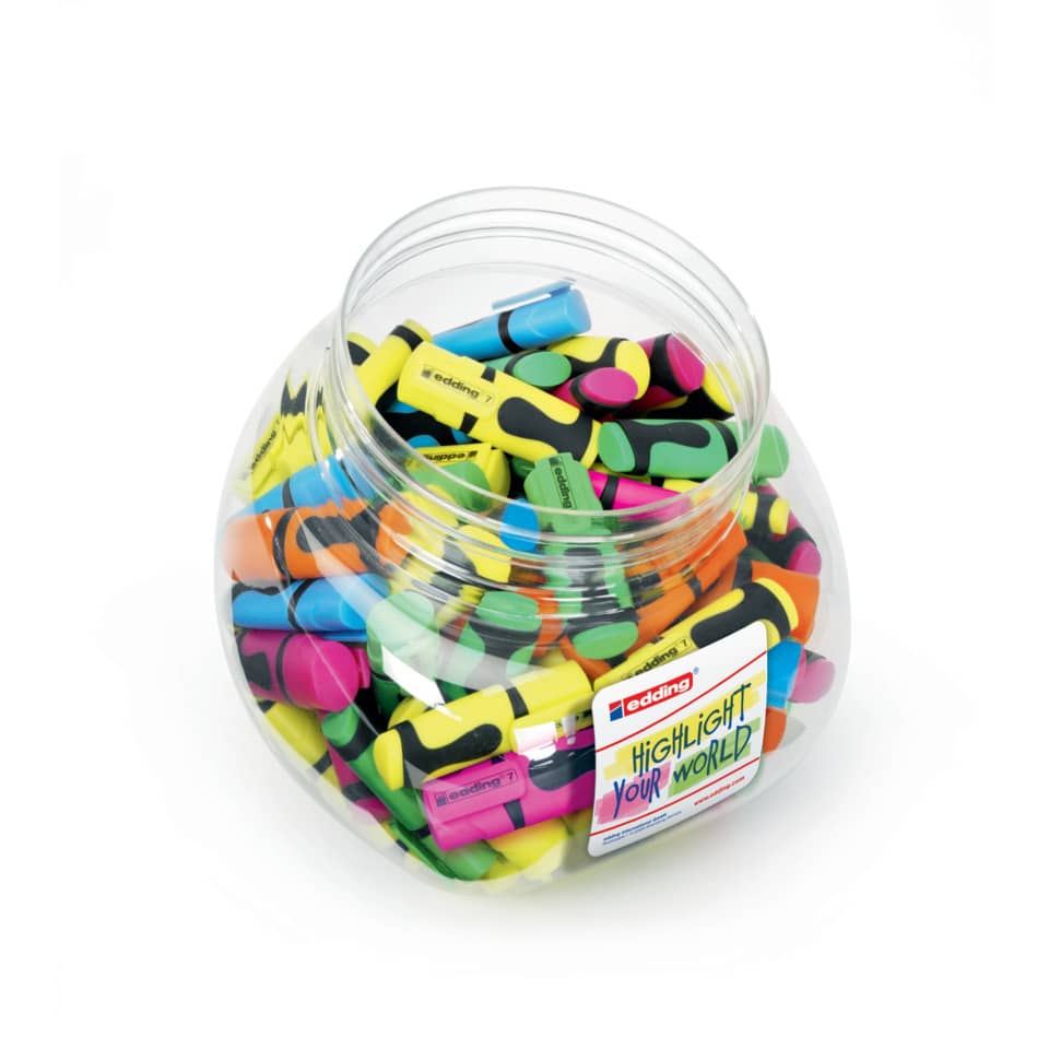 Schulmarker, Highlighter, Marker, Klebebrief, Farbstifte