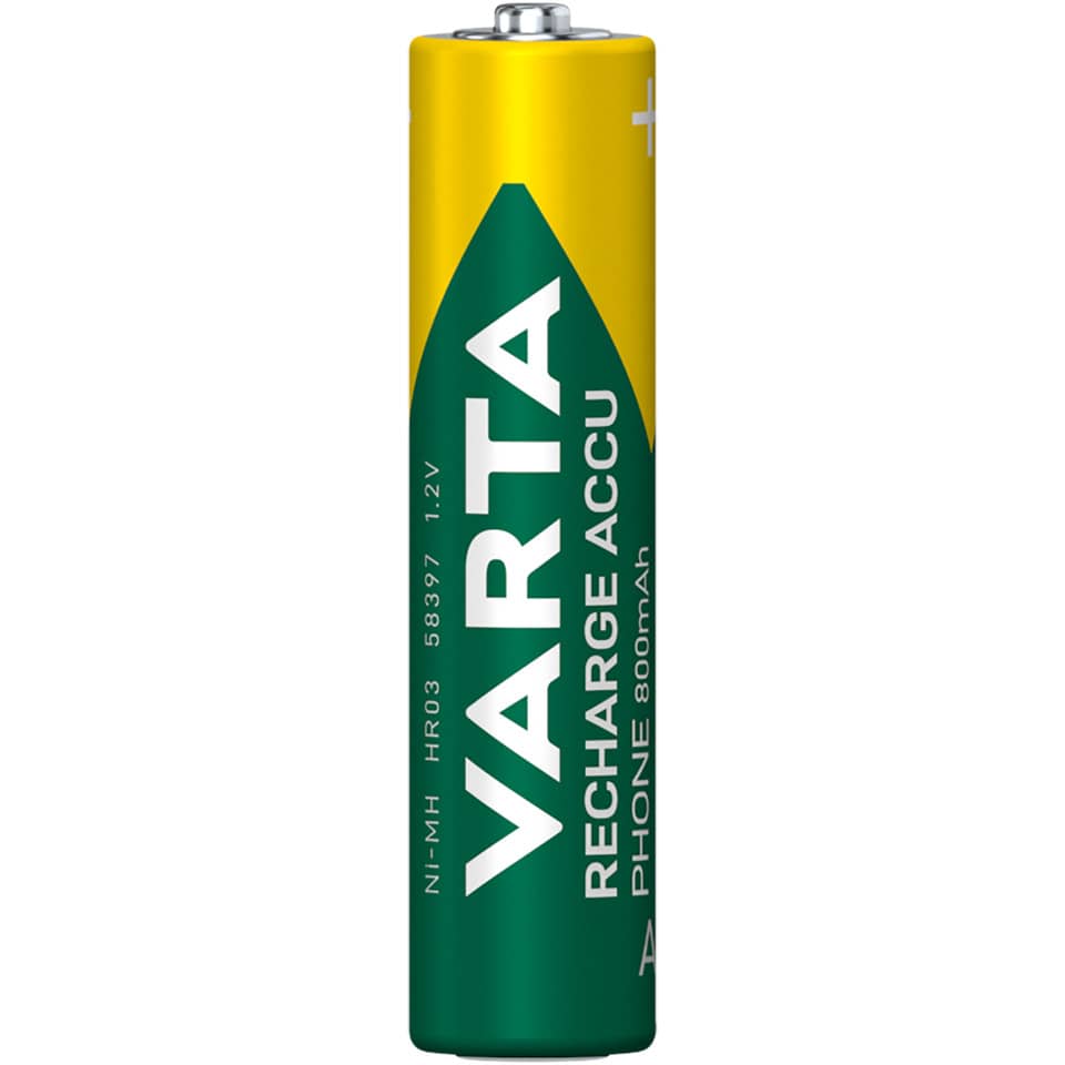 AA-Batterie, Aufladbare Batterie, AA-Batterie, Grün-gelbes Etikett, Hochleistungsbatterie
