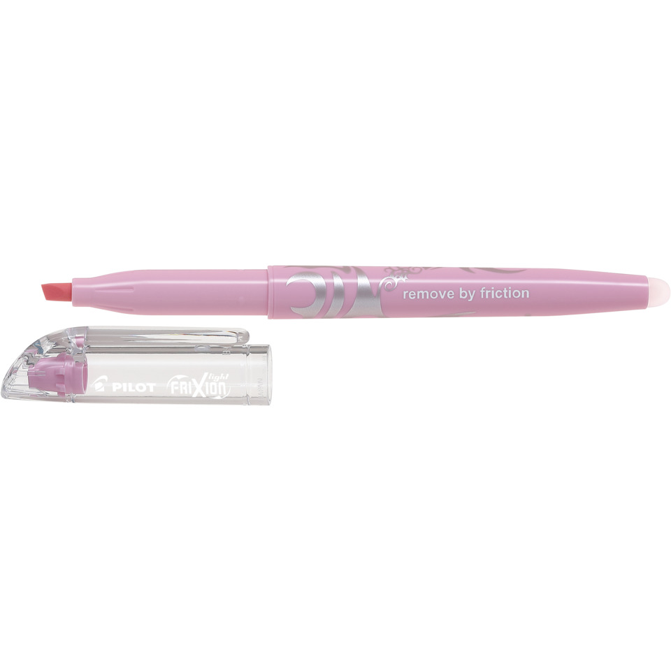 pink, highlighter, fluo pink, eraser, dual-tip?