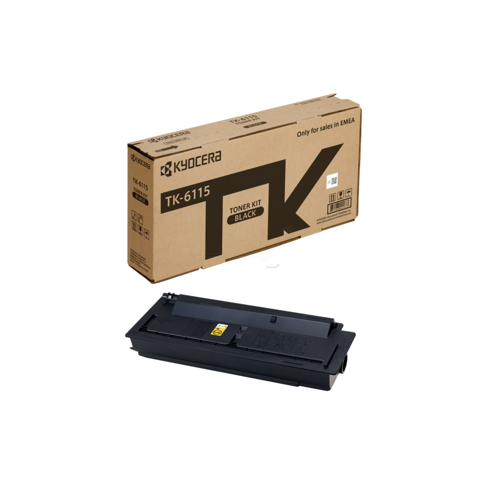 TONERKIT, TK-6115, SCHWARZ, TONER, KYOCERA, Toner-Kit, TK-6115, Schwarz, Druckerzubehör, Verpackungskarton