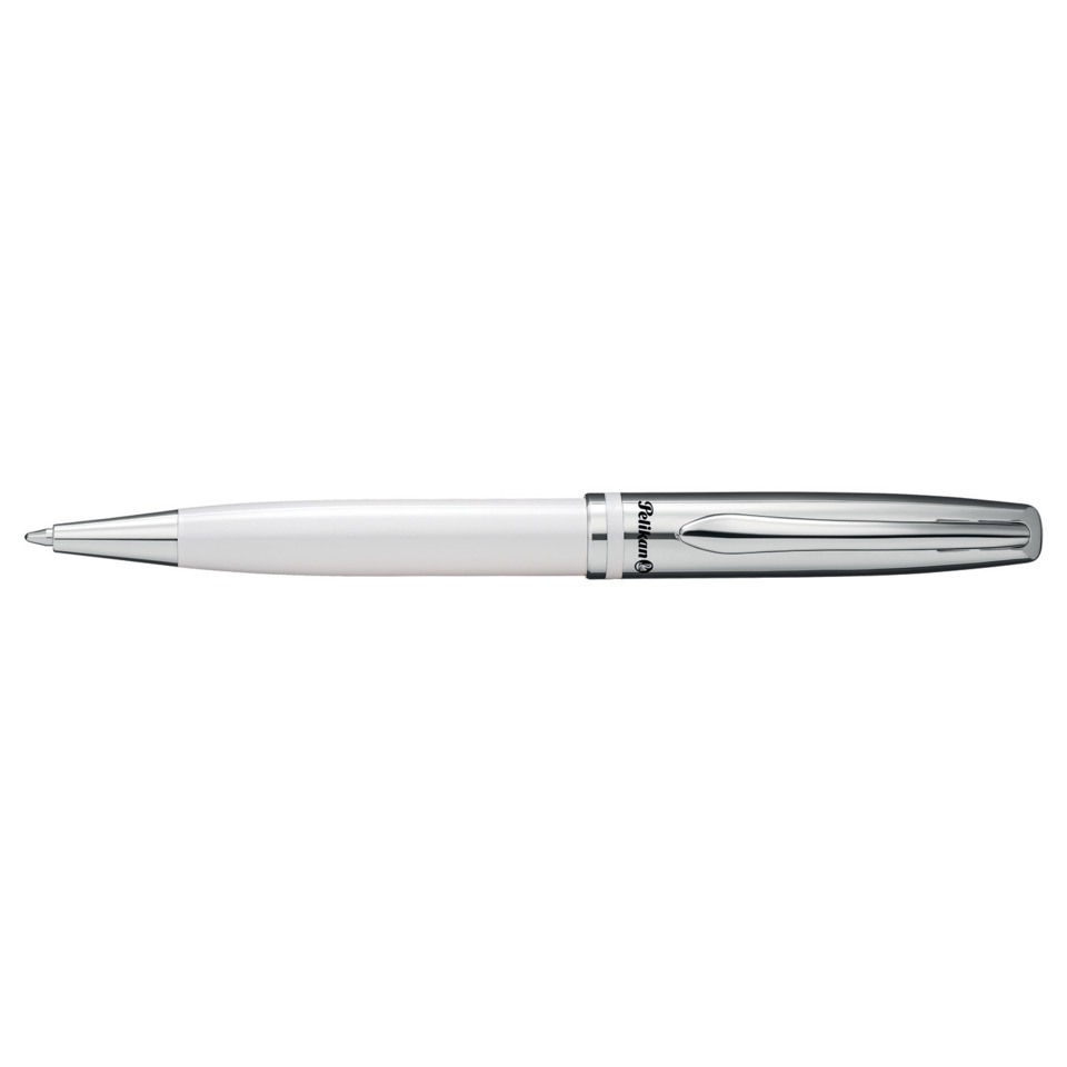 Kugelschreiber, Schreibgerät, Kappenstift, Stift, Metallic, Rollerball, Kugelschreiber, weiß, Silber, Stift