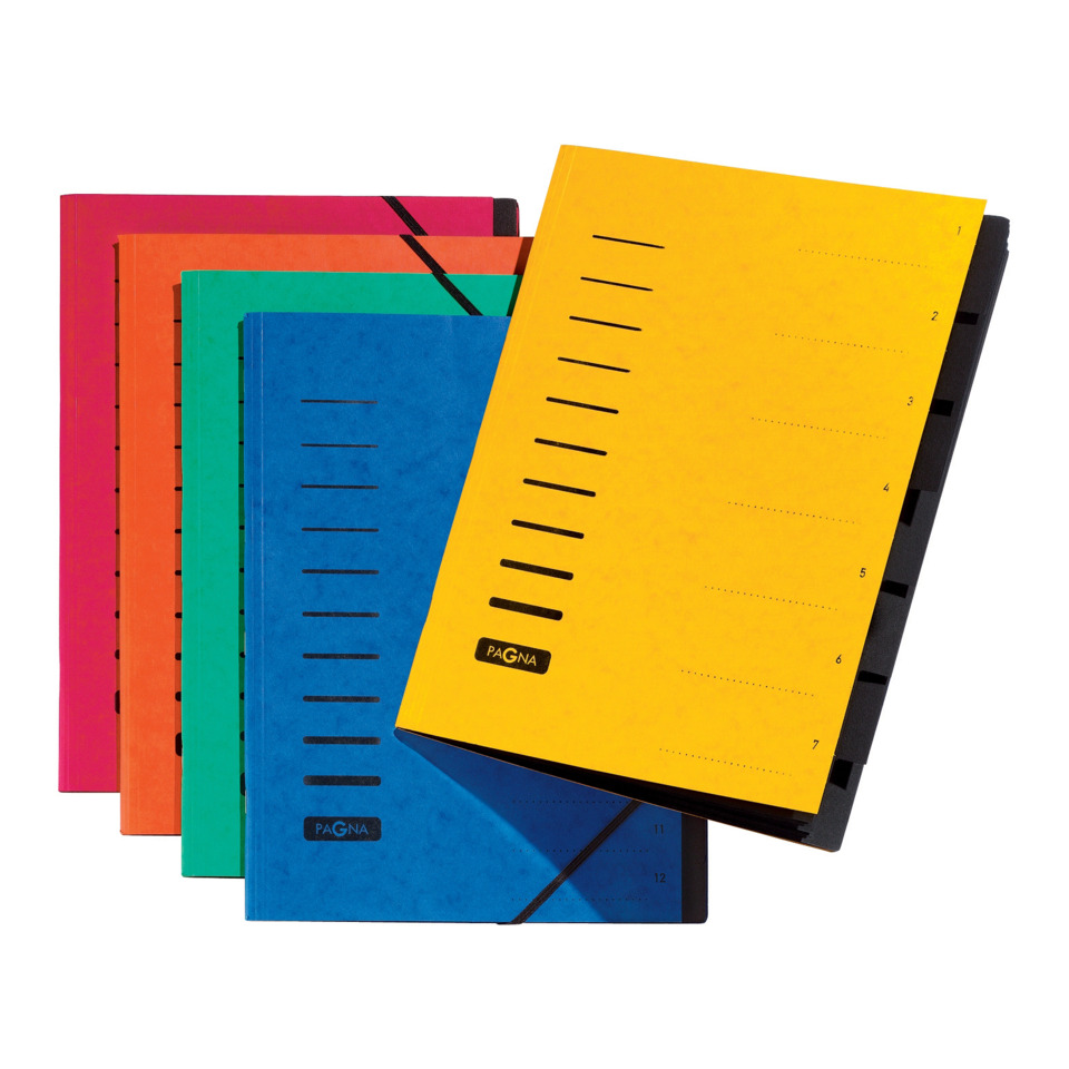 Notizbuch, Schreibblock, Kartenhalter, Farbige Ordner, Lineatrenner