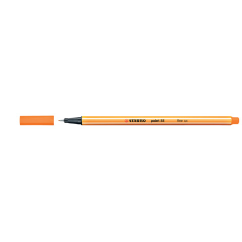 Fineliner point 88®, 0,4 mm, orange STABILO 88/54