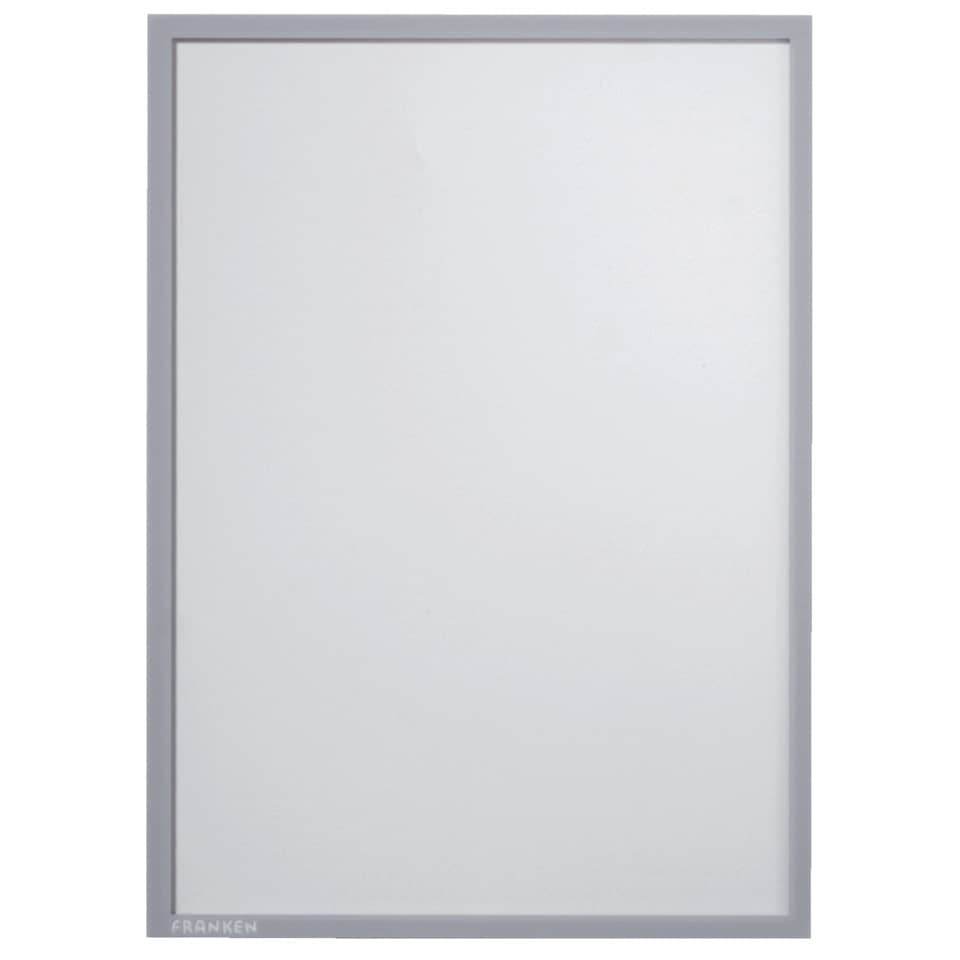 Whiteboard, Gerahmtes Panel, Rechteckig, Grau Rahm, Oberfläche