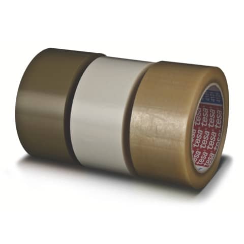Packband tesapack® 4124, PVC, 66 m x 25 mm, braun TESA 04124-00093-00
