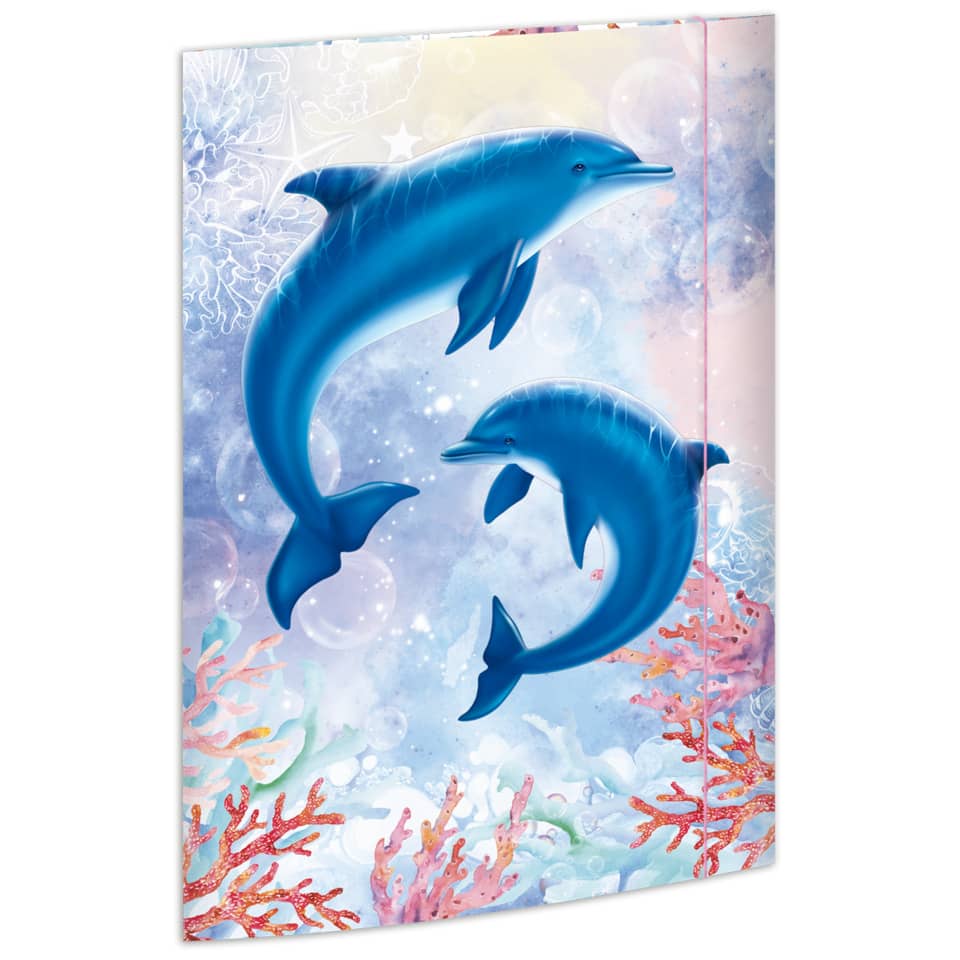 Delfine, Delfine Wandbild, Unterwasserbild, Delfinart, Blaue Delfine