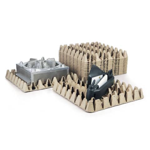 Polstermatte, 38 x 38 x 1,5 cm, braungrau SAFEPAC KXX7718762BR380X380X53