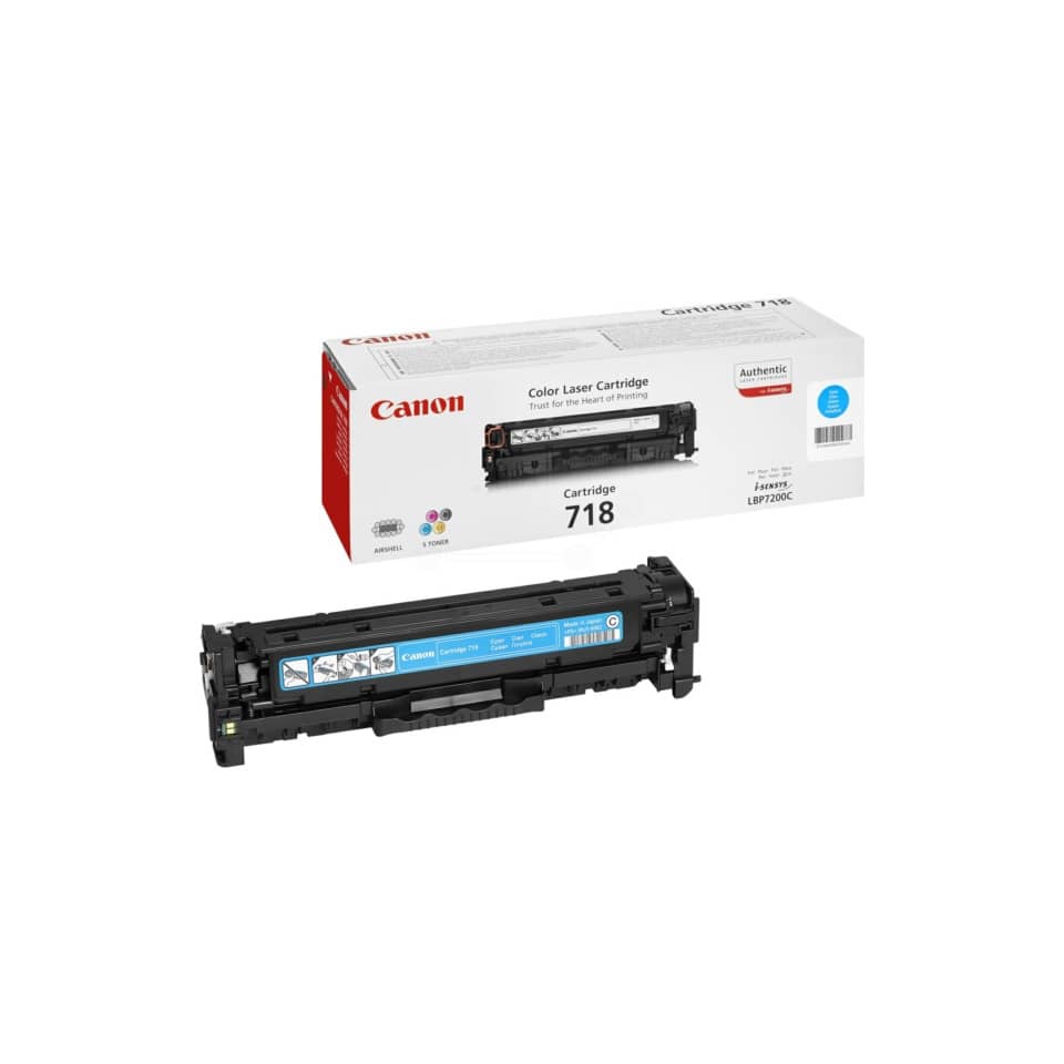 Tonerkassette, Canon-Kassette, Farb-Laserkassette, 718-Kassette, Druckerzubehör