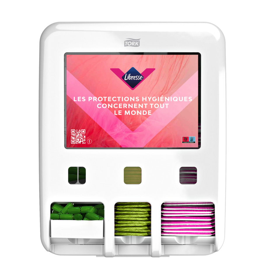 Desinfektionsspender, Hygienespender, Wandspender, Konsumeinsatz, Klebepackung