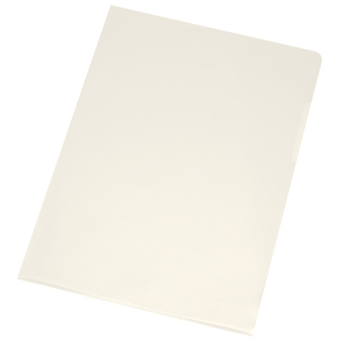 Sichtmappe, A4, 10 Stück, transparent genarbt Q-CONNECT KF01642