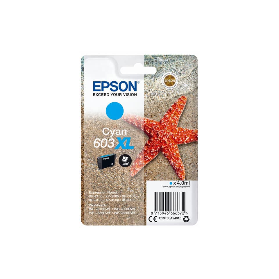 Cyan Tintenpatrone, Tintenpatrone, EPSON, XL, 4.0ml