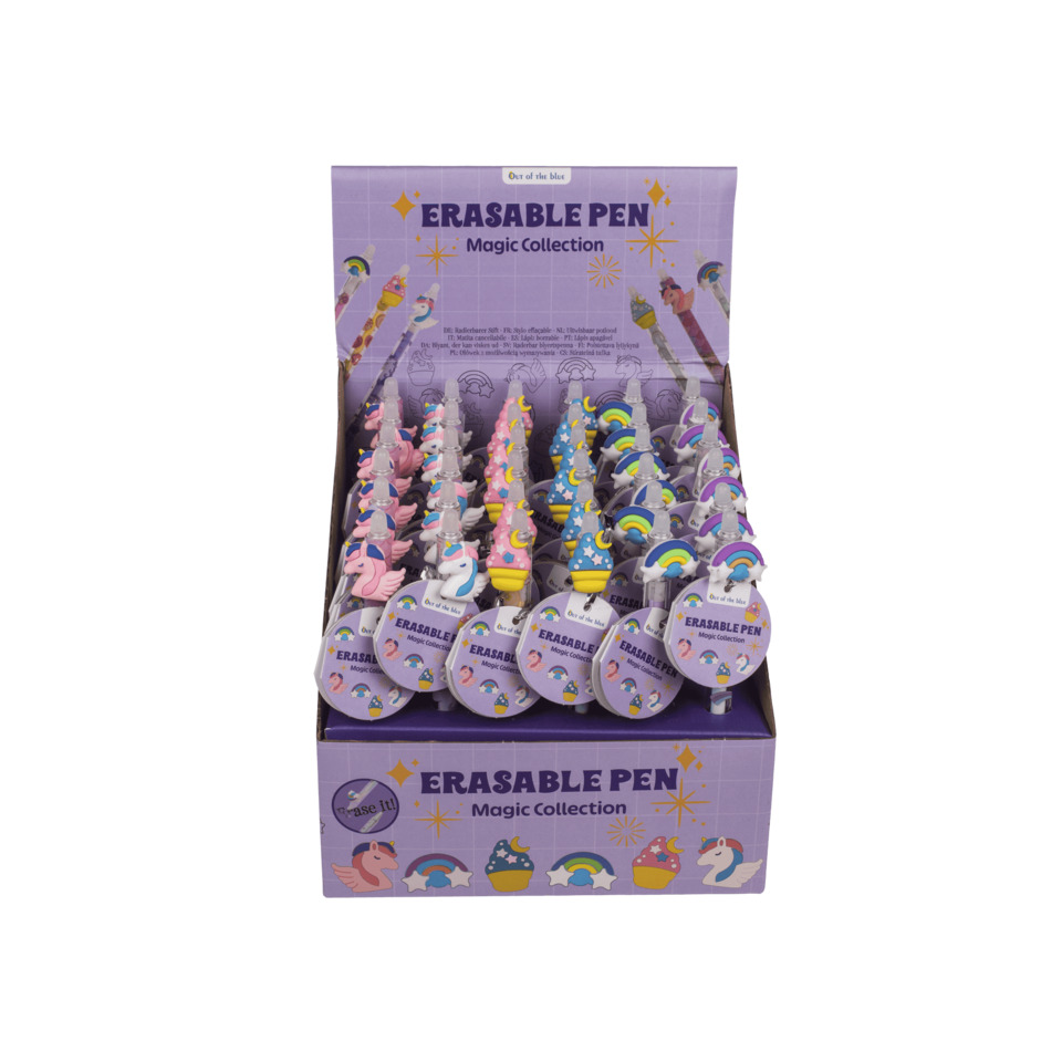 Erasable Stift, Magische Kollektion, Einhorn, Stift, Display-Box