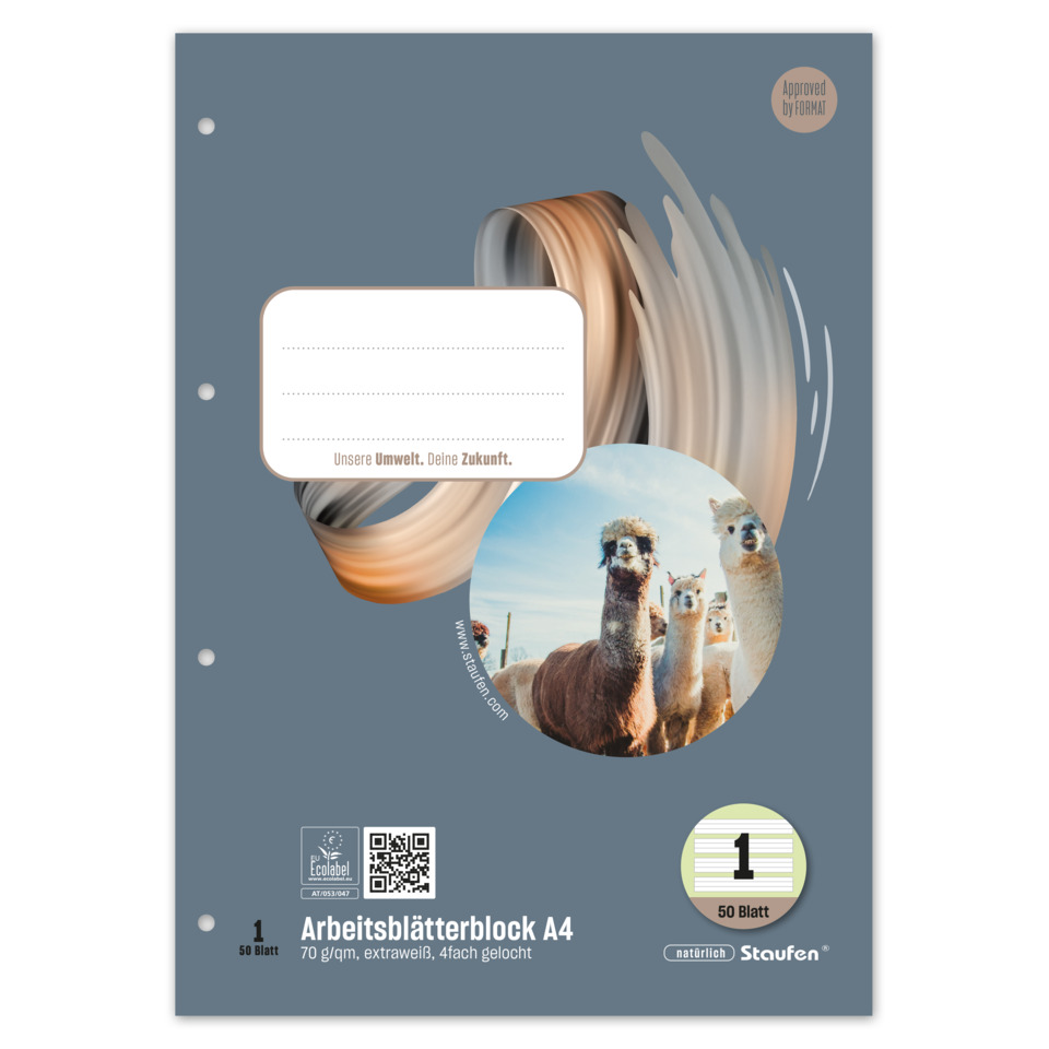 A4-Block, Arbeitsblatt, Papier, Schraffur, Stufenhalter
