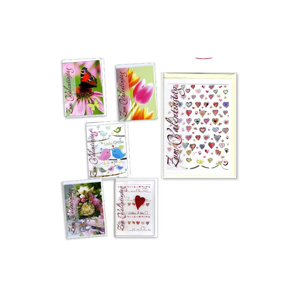 Karte, Geschenk, Valentinstag, Blumen, Herz Muster