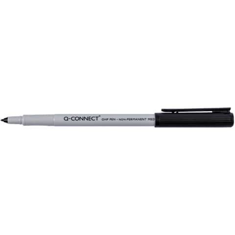 Overheadstift, M, wasserlöslich, schwarz Q-CONNECT KF24009