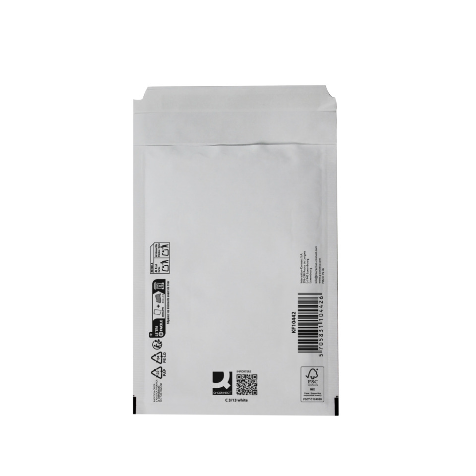 Verpackung, Versandtasche, Alu-Folie Beutel, Barcode, recycelbar