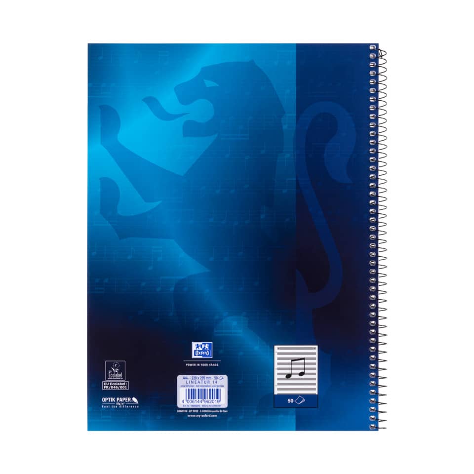 Spiral notebook, Notebook, A4, spiral bound, ruled pages