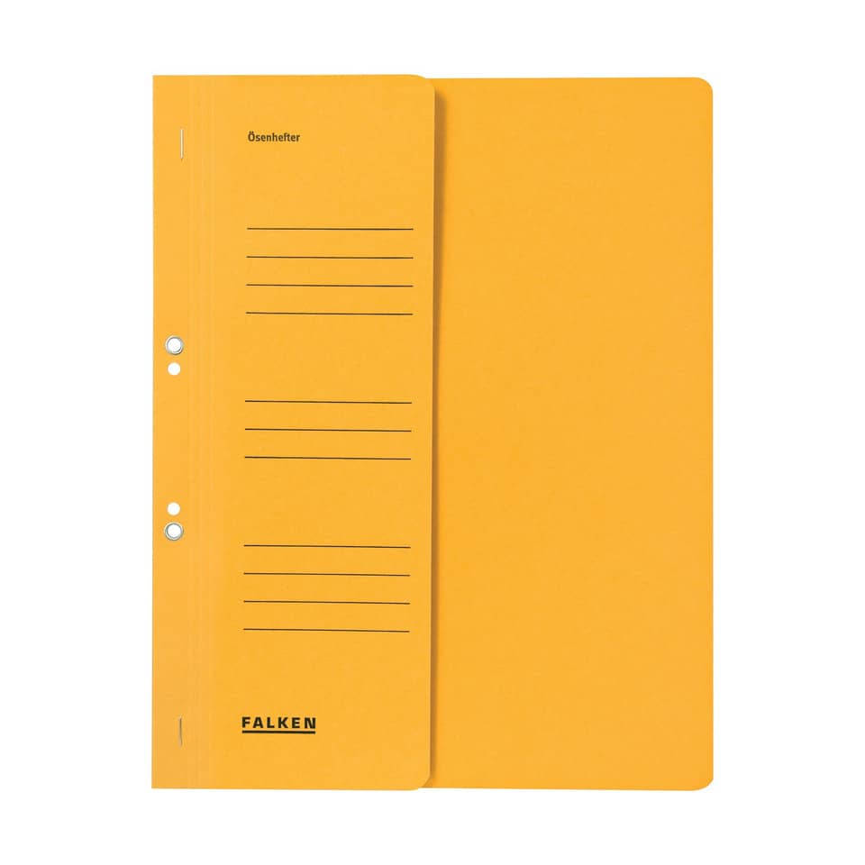 Notizenhefter, Ordnungsblok, Liliengelb, A4-Format, FALKEN