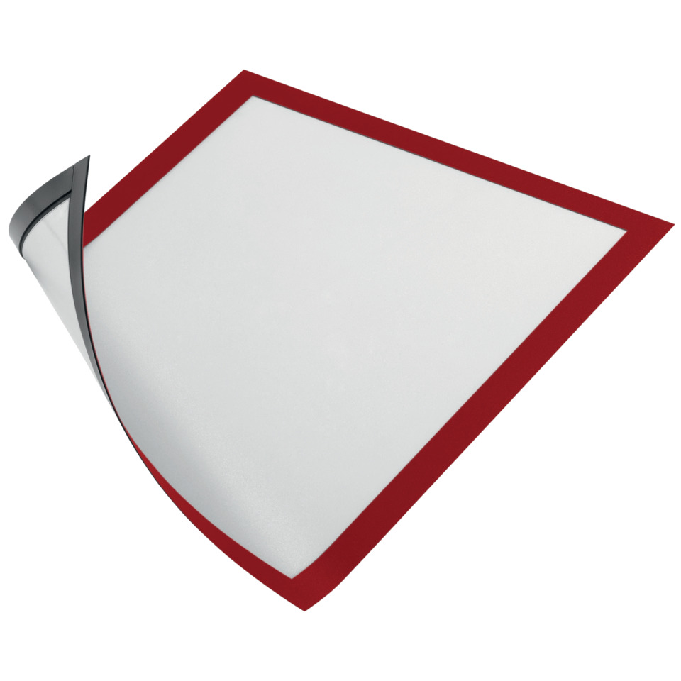 Info-Rahmen A4 DURAFRAME® MAGNETIC, rot, 5 Stück DURABLE 4869 03