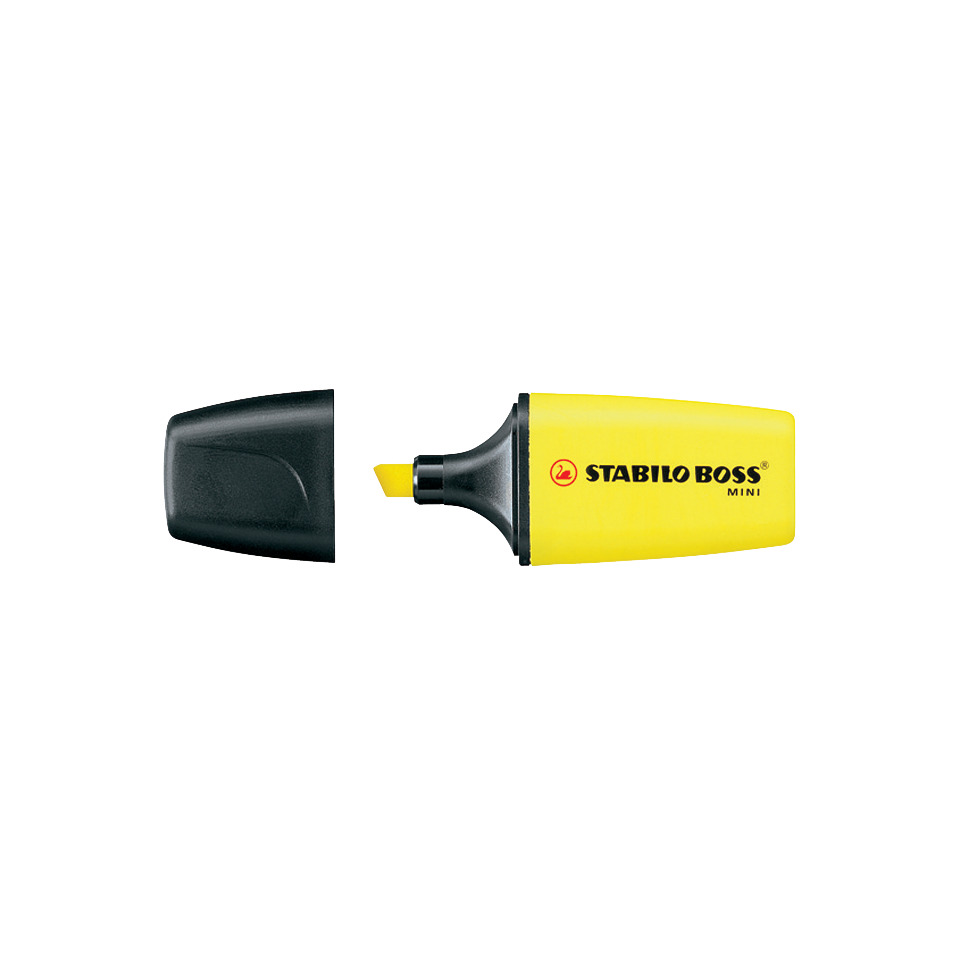 marker, highlighter, gelb, Stabilo Boss, Mini
