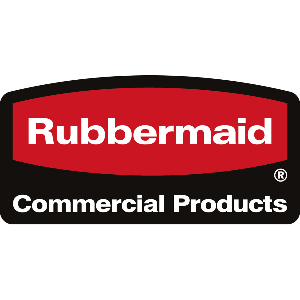 rubbermaid, logo, commercial, rot, schwarz