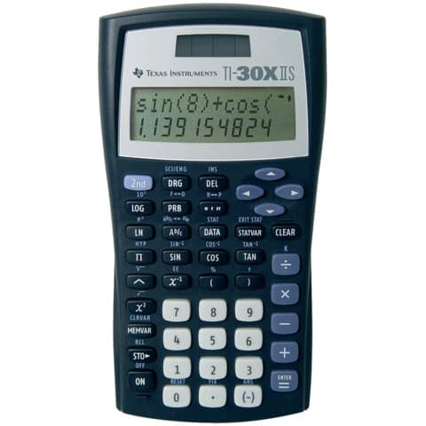 Rechner TI-30X II Solar, 82x155x19cm TEXAS INSTRUMENTS TI-30X IIS
