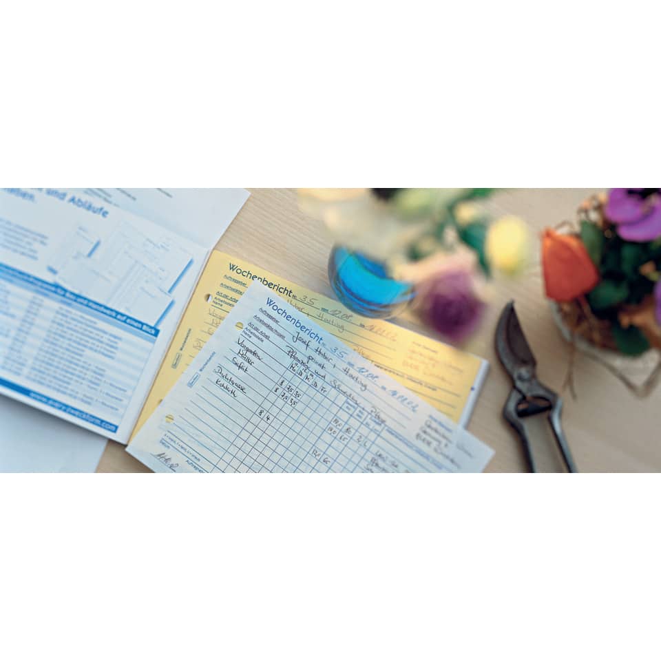 Arbeitsplan, Bericht, Unterlagen, Akten, Schreibtischwerkzeug