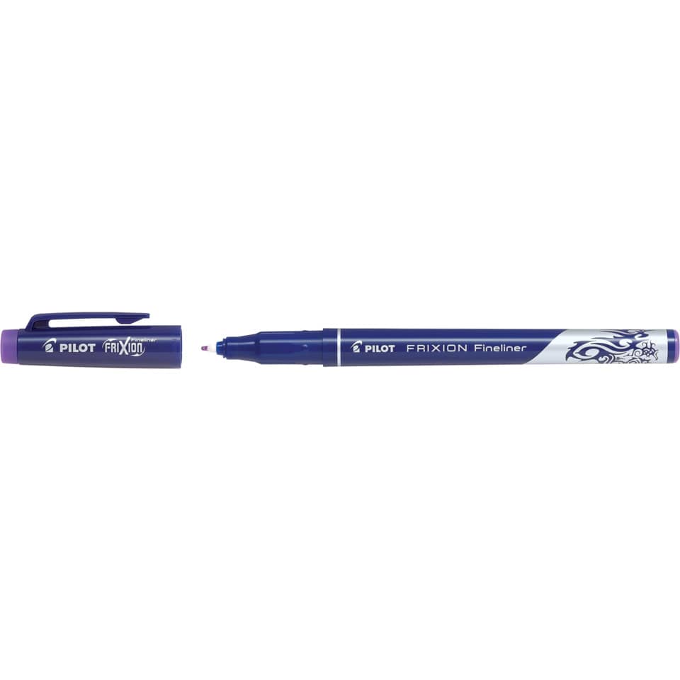 blue marker, fineliner, glide cap, metallischer blau, Dualkappenpen