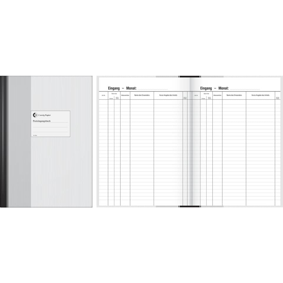 Notizbuch, Aktenordner, Umschlag, Metallband, Blau-weiß