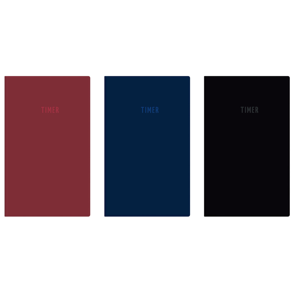 timer, notizbuch, bunt, farben