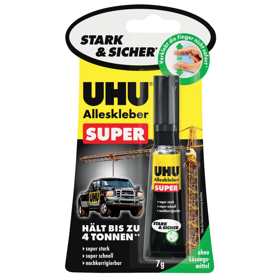 Klebstoff, UHU, Alleskleber, Super, 7 g