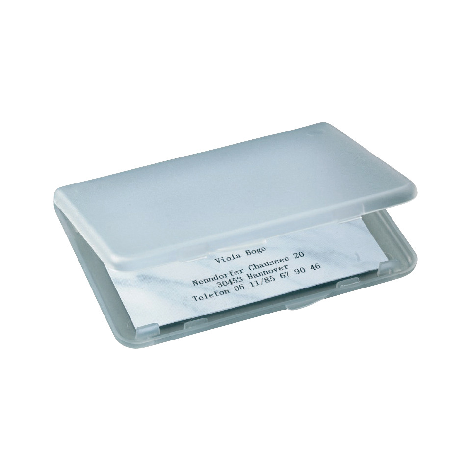 Brieftasche, Plastikbox, Schachtel, Visitenkartenbox, Kartenhalter