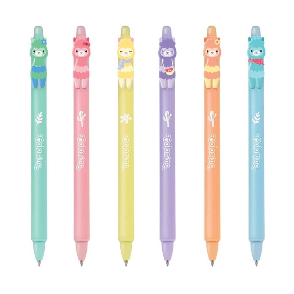 Bleistift, Kugelschreiber, Kinderstift, Llama, Pastell