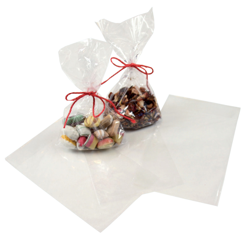 Sweets bag, Candy mix, Gourmet snack, Transparent bag, Red ribbon