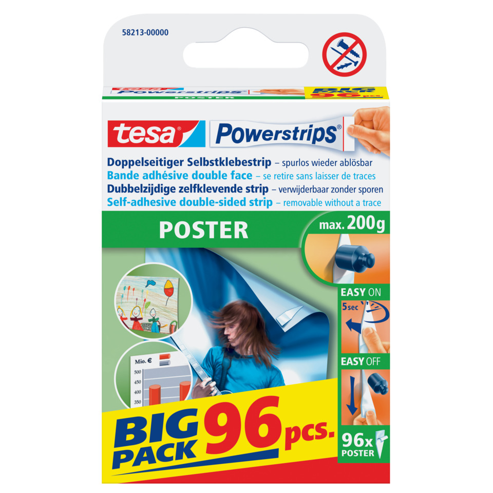 poster, Klebebbut?, doppelseitig, selbstklebend, 96er pack