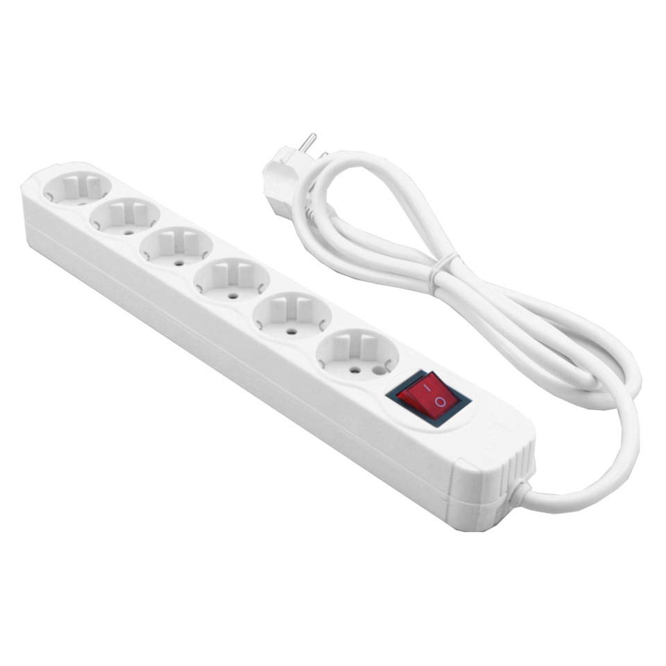 Mehrfachstecker, Verlängerung, Steckdosenleiste, Schalter, Elektrischer Anschluss