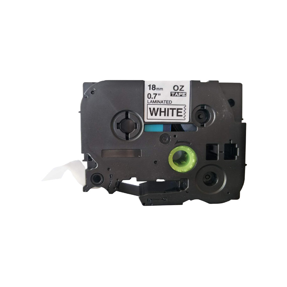 Kassette, Tintenetikett, Laminiert, White, Lamintierte Kassette