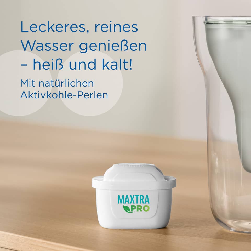 Kaffeekapsel, Aktivkohle-Perlen, Maxtra Pro, Wasserfilter, Wasserbehälter