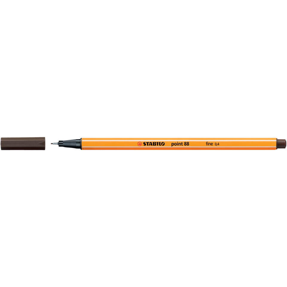 orange Stift, Marker Stift, Fineliner, Spitz Spitze, Stabilo 88