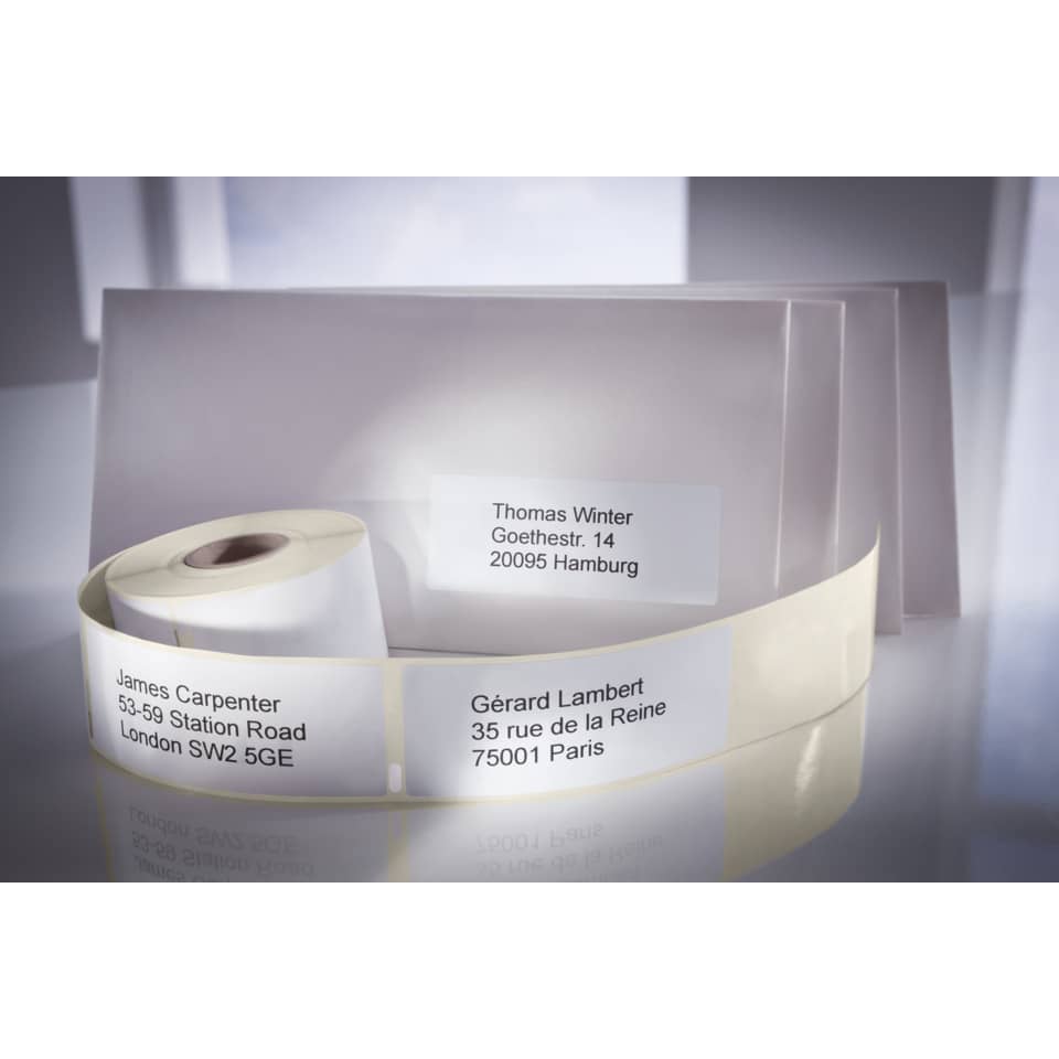 Adressetiketten, Etiketten, Adressband, Labelsrolle, Briefetiketten
