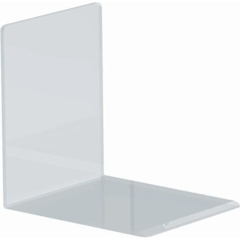 Buchstütze Acryl, 80 x 100 x 100 mm, glasklar, 2 Stück MAUL 35133 05