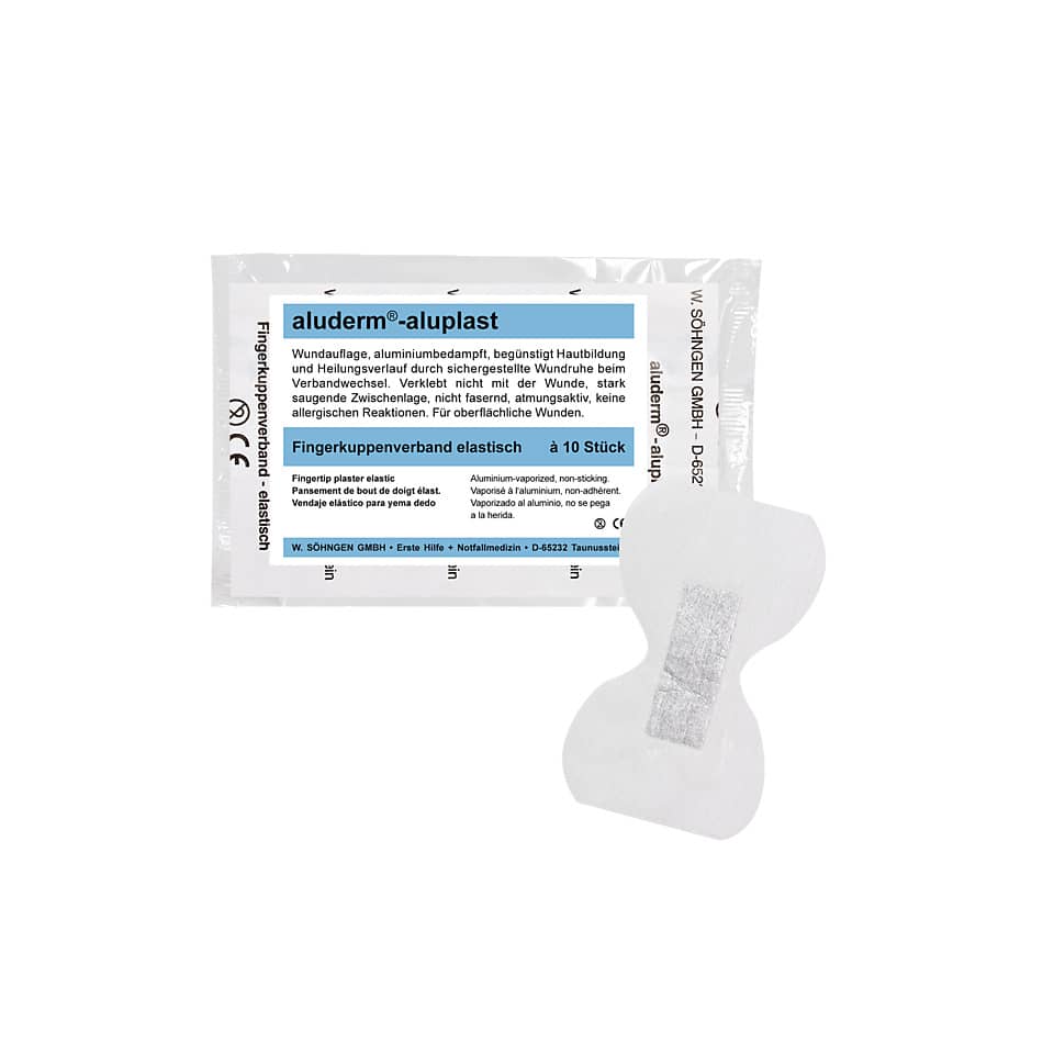 Wundauflage, Elastisch, Fingerverband, Aluminiumverband, steril