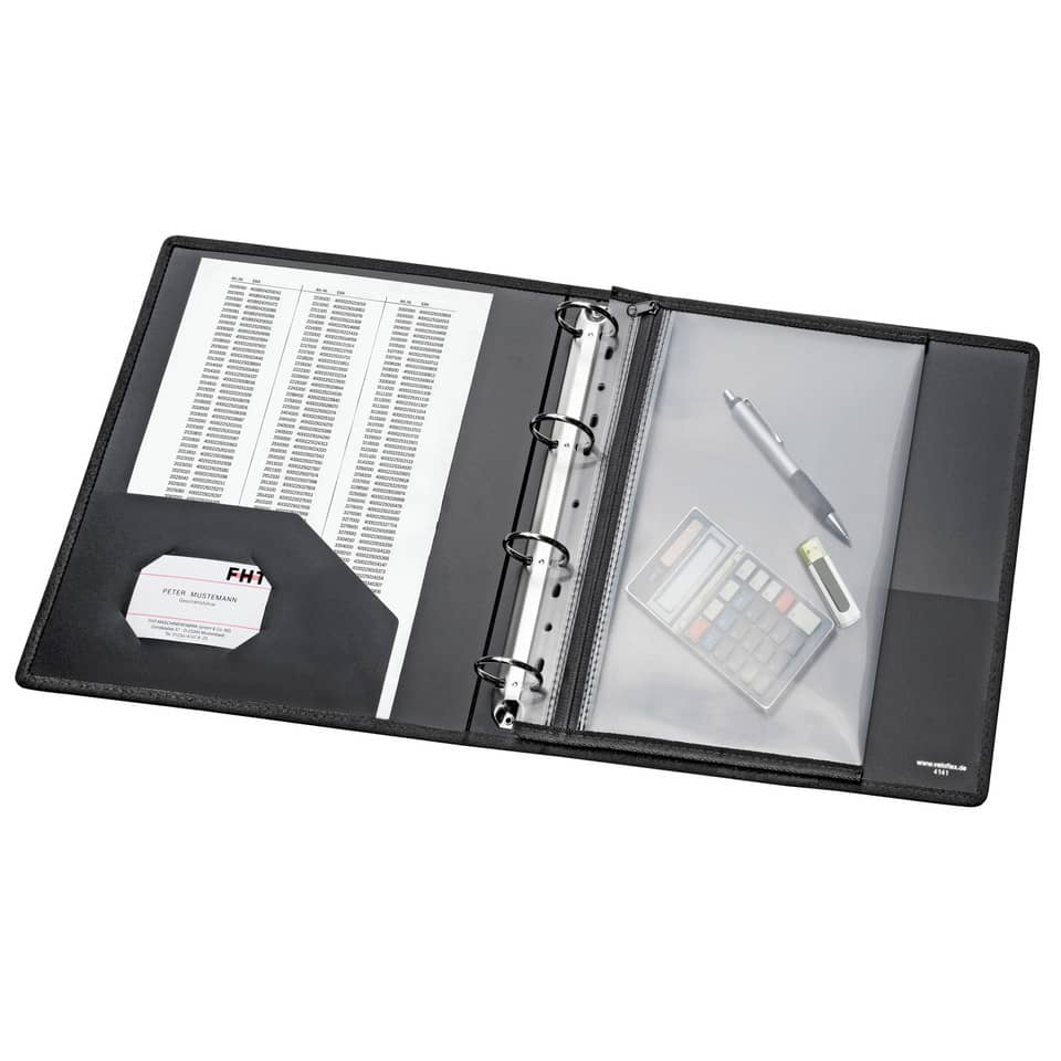 Aktenordner, Ringbindung, Notizblock, Büro-Set, Visitenkartenhalter