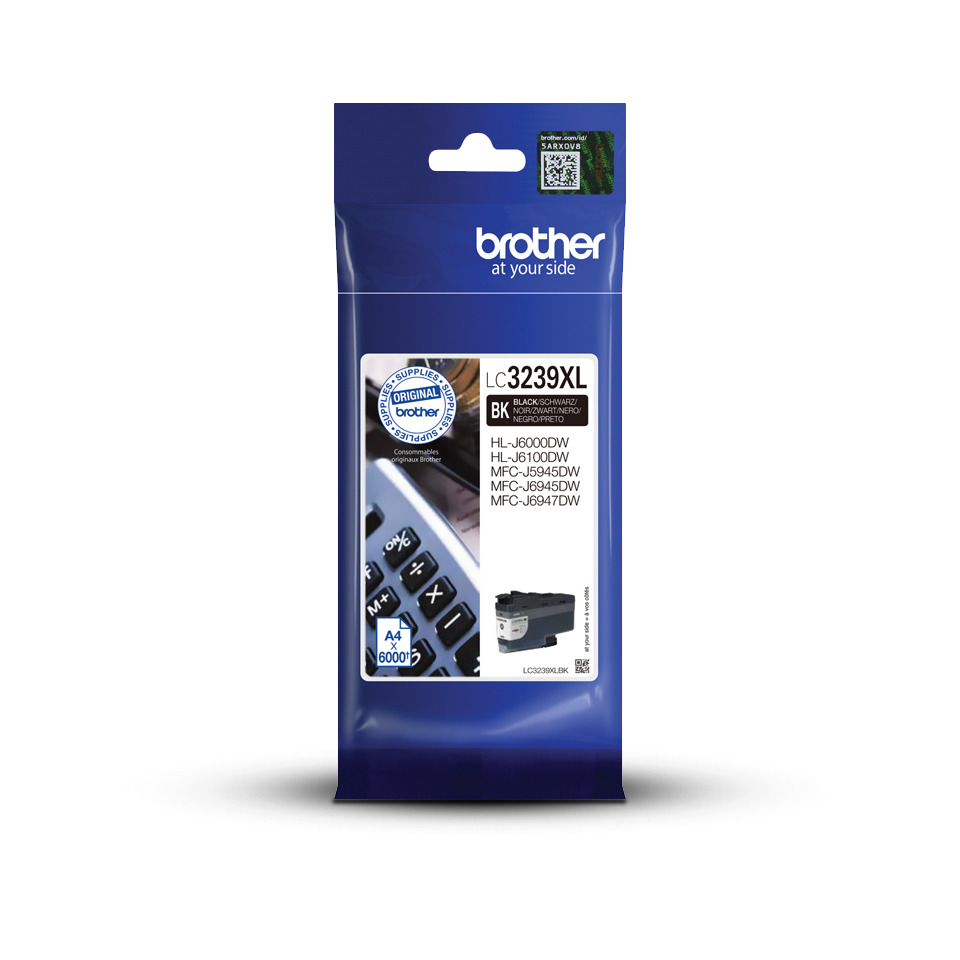 Druckerpatrone, Tintenpatrone, BK-Patrone, LC3239XL, Schwarz