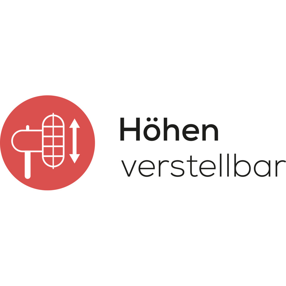 höhenverstellbar, verstellbar, mechanisch, rotessymbol, diagramm