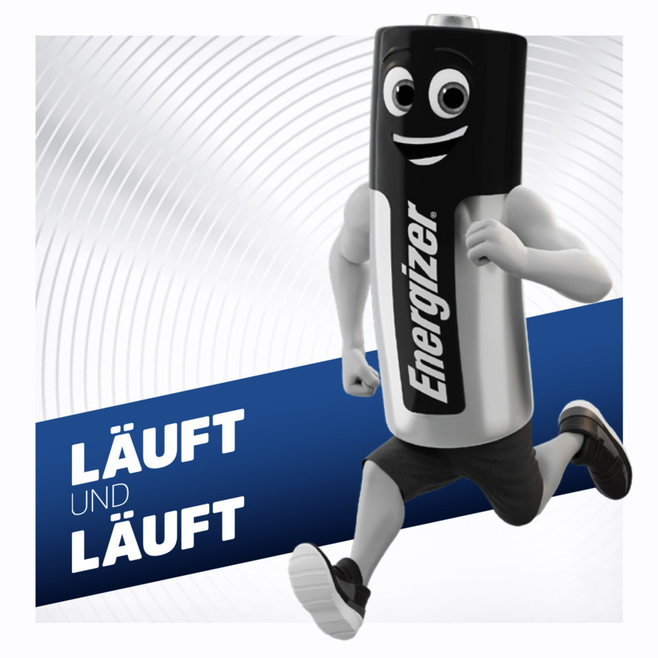 Bleistift, Energizer, Batterie, Laufender, Motiv, Energiespar, Laufende Figur, Batterie, Witzfigur, Motiv